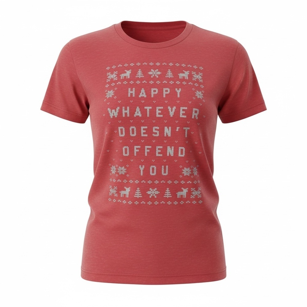 Abercrombie Red Holiday T-Shirt Size XL